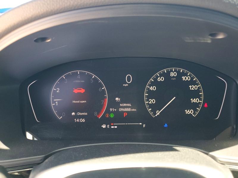 2022 Honda Civic VIN 2HGFE2F54NH567052 COPART salvage auction — REAR END, Tx - Salvage Vehicle Title, sold $9,100 on 2026-07-02 (photo 9)