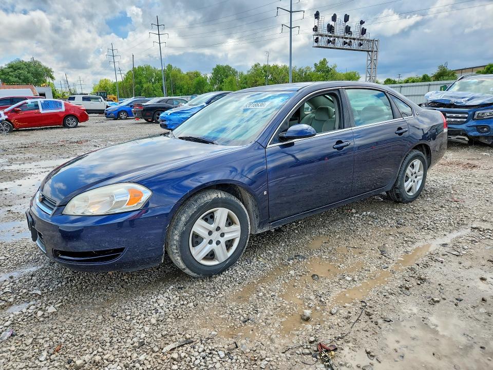 2008 Chevrolet Impala VIN 2G1WB58K189174628 COPART salvage auction — REAR END, OH - CERT OF TITLE-SALVAGE, sold $275 on 2026-07-02 (photo 1)