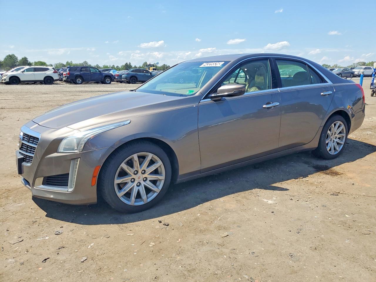 2014 Cadillac CTS VIN 1G6AX5SX2E0166716 COPART salvage auction — Minor Dent/Scratches, IN - CERTIFICATE OF TITLE, sold $1,100 on 2026-07-09 (photo 1)
