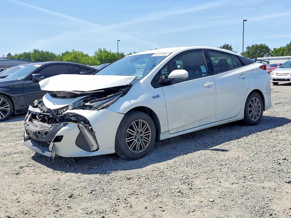 2019 Toyota Prius prime VIN JTDKARFP6K3106968 COPART salvage auction — FRONT END, Ca - Salvage Certificate, sold $3,750 on 2026-07-02 (photo 1)