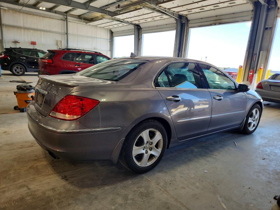 2005 Acura Rl VIN JH4KB16595C005293 COPART salvage auction — FRONT END, Wv - Salvage Certificate, sold $225 on 2026-07-21 (photo 3)