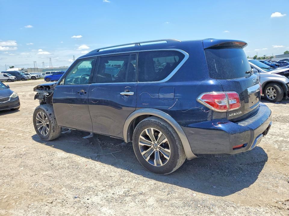 2019 Nissan Armada VIN JN8AY2ND0KX010384 COPART salvage auction — FRONT END, Tx - Salvage Vehicle Title, sold $6,900 on 2026-07-07 (photo 2)