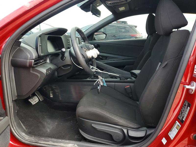 2025 Hyundai Elantra VIN KMHLM4DG3SU085228 COPART salvage auction — FRONT END, Tx - Salvage Vehicle Title, sold $5,900 on 2026-07-07 (photo 7)