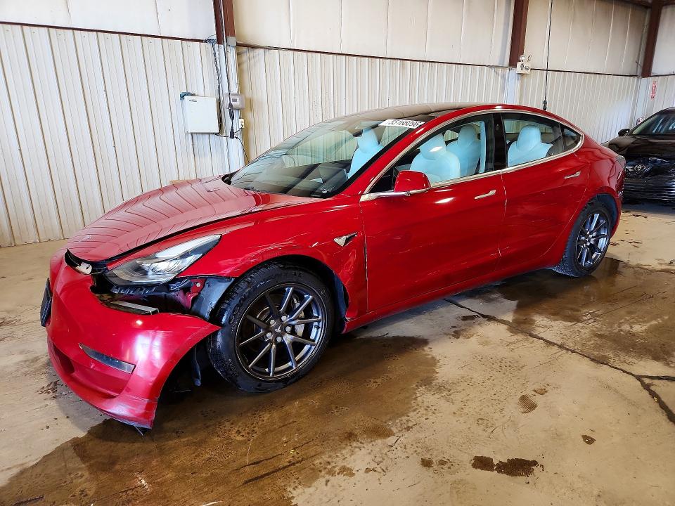 2018 Tesla Model 3 VIN 5YJ3E1EB4JF075169 COPART salvage auction — FRONT END, PA - CERTIFICATE OF SALVAGE, sold $4,350 on 2026-07-28 (photo 1)