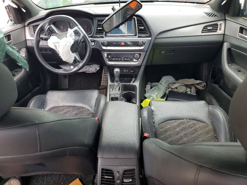 2018 Hyundai VIN 5NPE34AF0JH706025 COPART salvage auction — ROLLOVER, MA - CERT OF TITLE-SALVAGE, sold $700 on 2026-07-22 (photo 8)