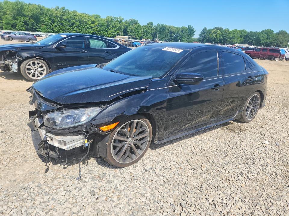 2021 Honda Civic VIN SHHFK7H41MU202758 COPART salvage auction — FRONT END, Ar - Cert Of Title-Salvage, sold $4,350 on 2026-07-20 (photo 1)