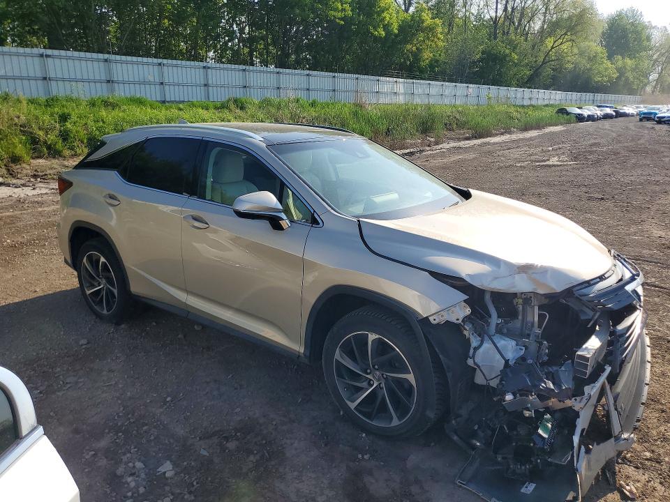 2017 Lexus Rx VIN 2T2BZMCA4HC110377 COPART salvage auction — FRONT END, Mi - Certificate Of Title, sold $7,200 on 2026-07-29 (photo 4)
