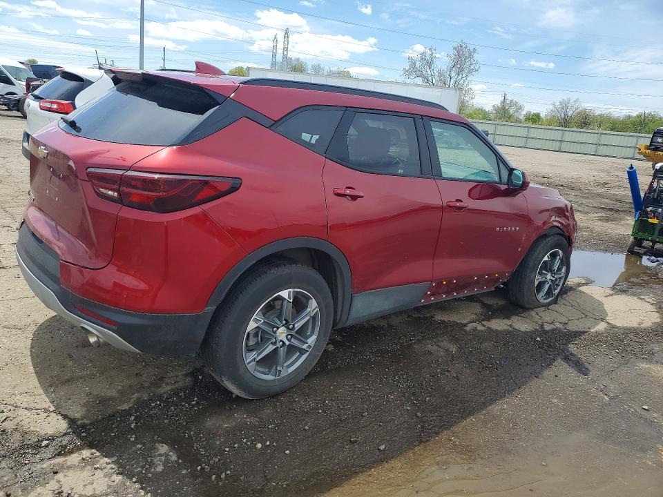 2024 Chevrolet Blazer VIN 3GNKBCR46RS282099 COPART salvage auction — UNDERCARRIAGE, Mi - Certificate Of Title, sold $10,400 on 2026-07-31 (photo 3)