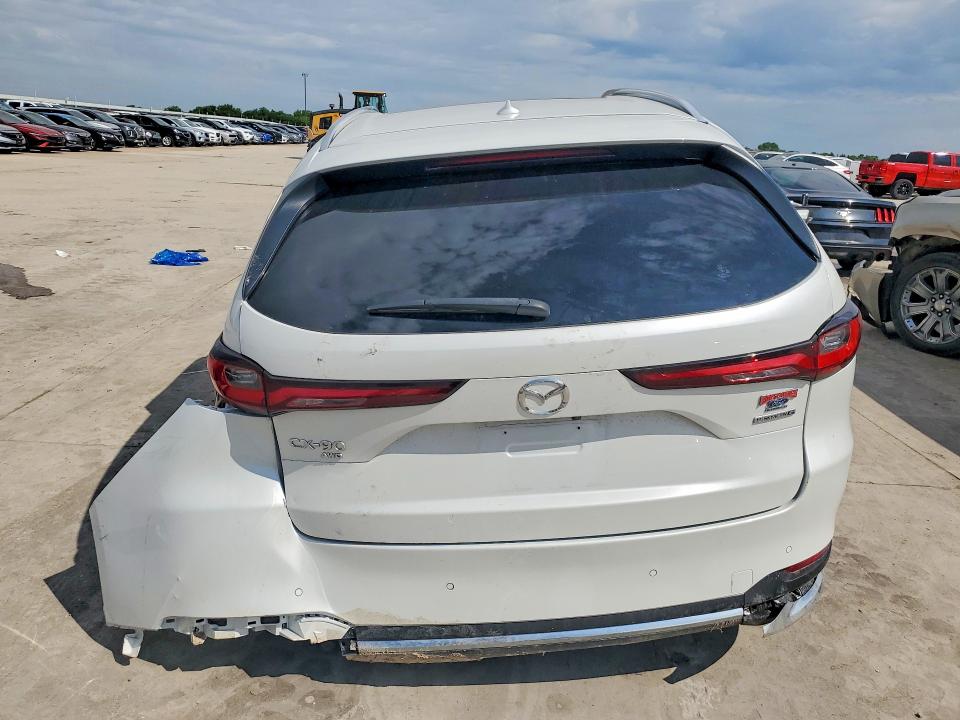 2024 Mazda Cx-90 VIN JM3KKDHD5R1131442 COPART salvage auction — SIDE, TX - SALVAGE VEHICLE TITLE, sold $6,600 on 2026-07-30 (photo 6)