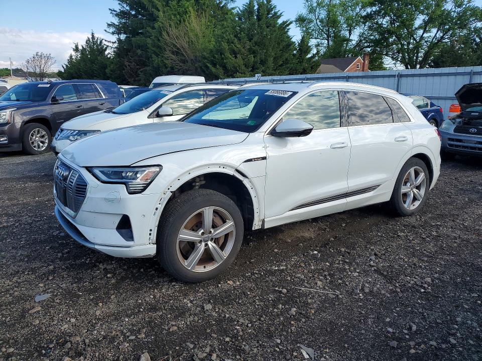 2019 Audi E-tron VIN WA1VABGE1KB017214 COPART salvage auction — FRONT END, Id - Salvage Certificate Of Title, sold $15,100 on 2026-08-03 (photo 1)