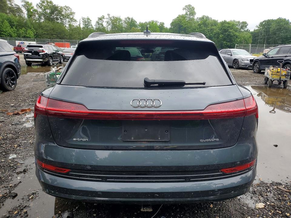 2021 Audi E-tron VIN WA1AAAGE5MB010701 COPART salvage auction — FRONT END, Md - Cert Of Salvage > 75% Damage, sold $13,000 on 2026-08-14 (photo 6)
