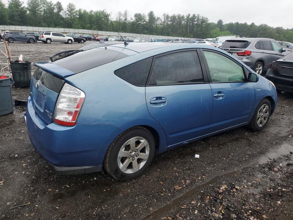 2007 Toyota Prius VIN JTDKB20U277622151 COPART salvage auction — REAR END, Md - Cert Of Salvage > 75% Damage, sold $325 on 2026-07-06 (photo 3)