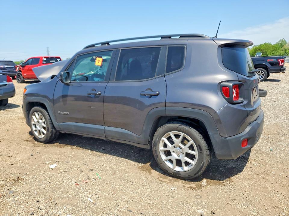 2021 Jeep Renegade VIN ZACNJCBBXMPM28500 COPART salvage auction — FRONT END, Il - Salvage Certificate, sold $525 on 2026-07-29 (photo 2)