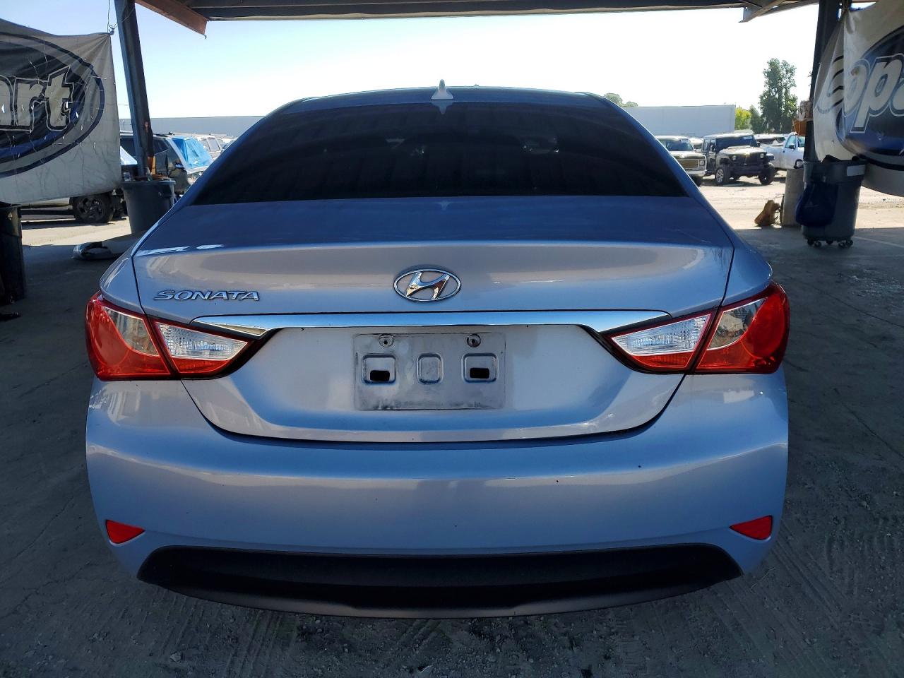 2014 Hyundai Sonata VIN 5NPEB4AC1EH906961 COPART salvage auction — Front End, CA - CERTIFICATE OF TITLE, sold $1,150 on 2026-07-09 (photo 6)