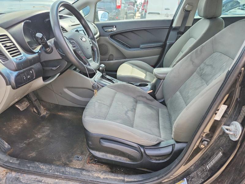 2016 Kia Forte VIN KNAFK4A67G5521810 COPART salvage auction — FRONT END, IN - CERTIFICATE OF TITLE (P), sold $600 on 2026-07-02 (photo 7)