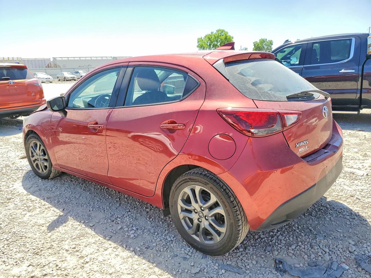 2020 Toyota Yaris VIN 3MYDLBJV9LY706586 COPART salvage auction — Front End, KS - CERT OF TITLE-SALVAGE, sold $2,200 on 2026-07-09 (photo 2)