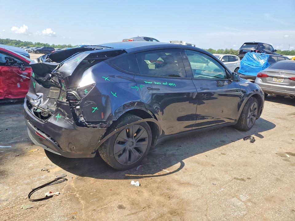 2025 Tesla VIN 7SAYGDEE3SA356280 COPART salvage auction — REAR END, Ga - Cert Of Title-Salvage, sold $12,300 on 2026-07-09 (photo 3)