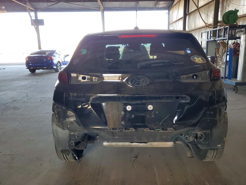 2020 Hyundai Kona VIN KM8K12AA3LU498826 COPART salvage auction — REAR END, Az - Cert Of Title - Salvage, sold $2,750 on 2026-07-27 (photo 6)