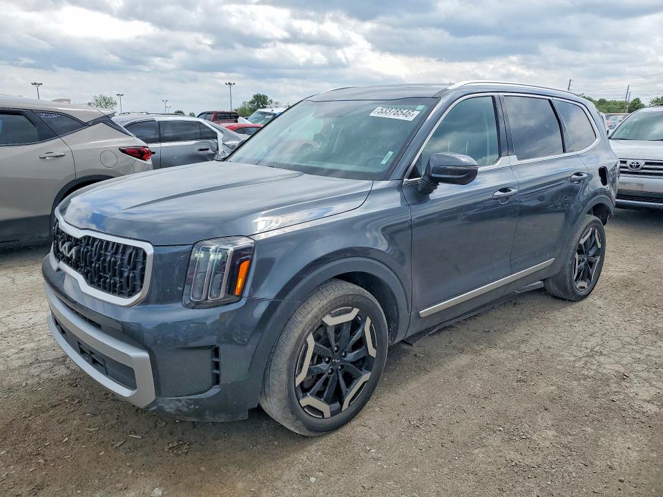 2023 Kia Telluride VIN 5XYP3DGC7PG381587 COPART salvage auction — REAR END, IN - CERT OF TITLE-SALVAGE TITLE, sold $11,200 on 2026-07-10 (photo 1)