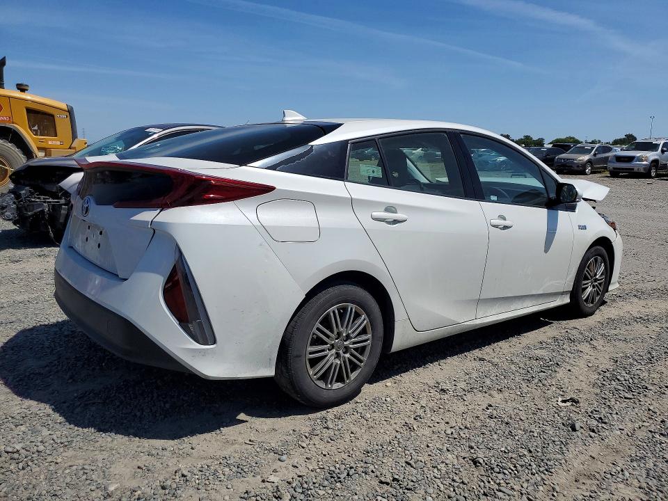 2019 Toyota Prius prime VIN JTDKARFP6K3106968 COPART salvage auction — FRONT END, Ca - Salvage Certificate, sold $3,750 on 2026-07-02 (photo 3)