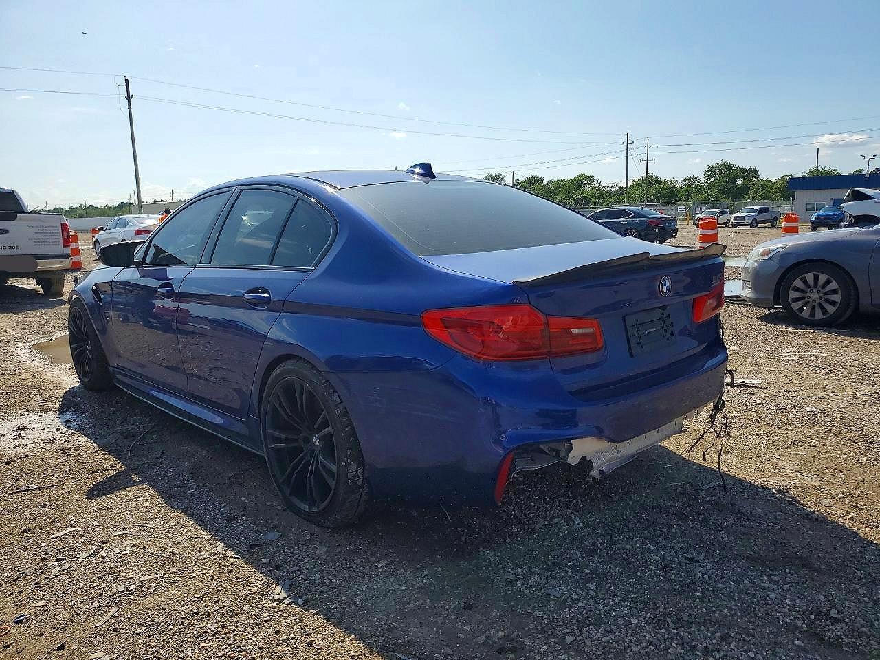 2020 BMW M5 VIN WBSJF0C0XLCE48324 COPART salvage auction — Front End, TX - CERTIFICATE OF TITLE, sold $29,750 on 2026-07-09 (photo 2)