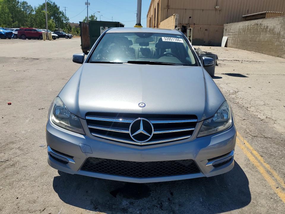 2014 Mercedes-benz C class VIN WDDGF4HB0ER306036 COPART salvage auction — REAR END, Sc - Cert Of Title-Salvage, sold $1,900 on 2026-07-31 (photo 5)