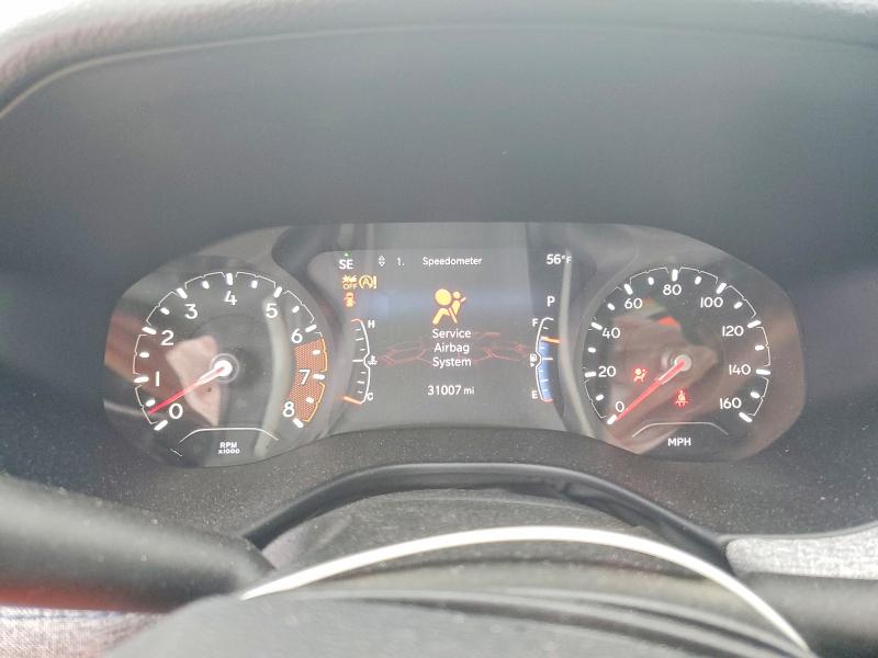 2022 Jeep Compass VIN 3C4NJDBB8NT217072 COPART salvage auction — FRONT END, Tx - Salvage Vehicle Title, sold $3,300 on 2026-07-02 (photo 9)
