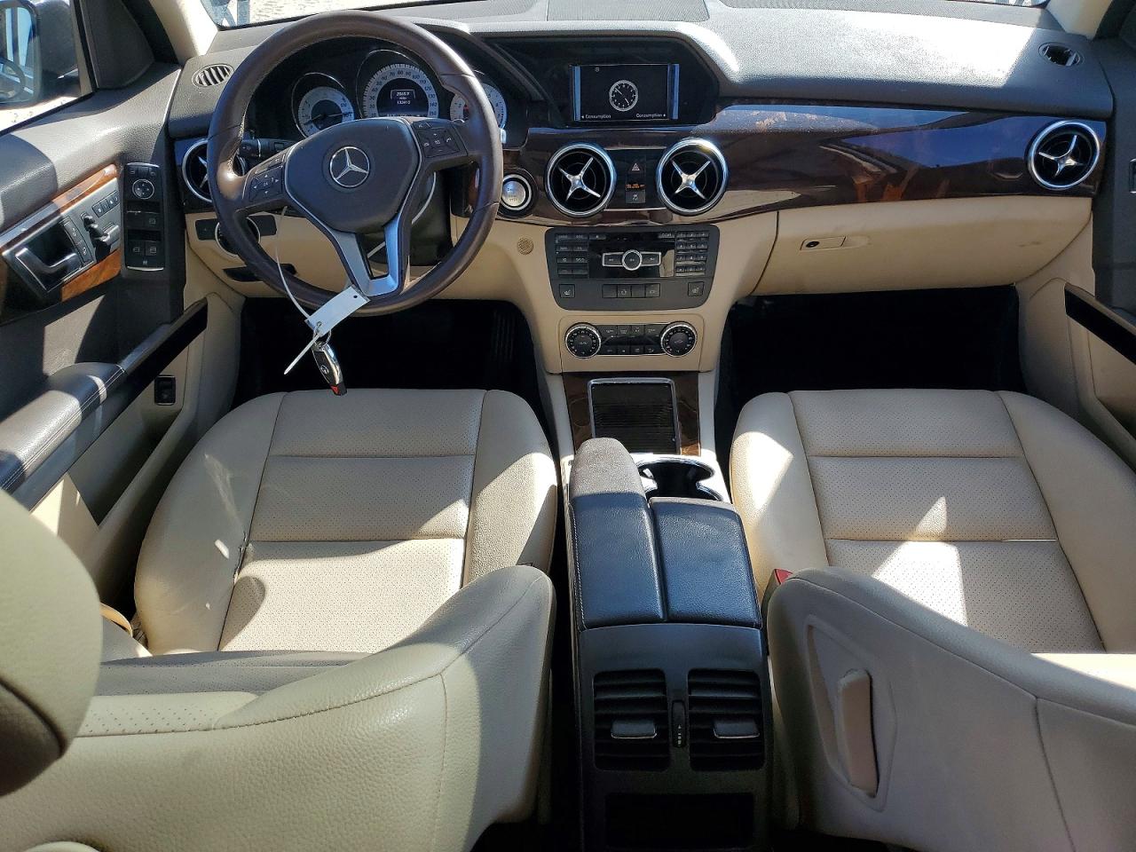 2013 Mercedes-Benz GLK-Class VIN WDCGG5HB9DG115894 COPART salvage auction — Front End, TX - SALVAGE VEHICLE TITLE, sold $2,900 on 2026-07-09 (photo 8)