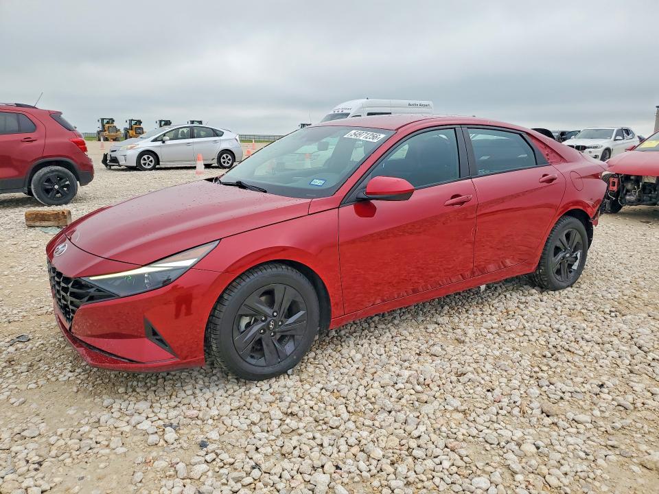 2021 Hyundai Elantra VIN KMHLM4AG5MU193230 COPART salvage auction — VANDALISM, Tx - Salvage Vehicle Title, sold $3,050 on 2026-07-30 (photo 1)