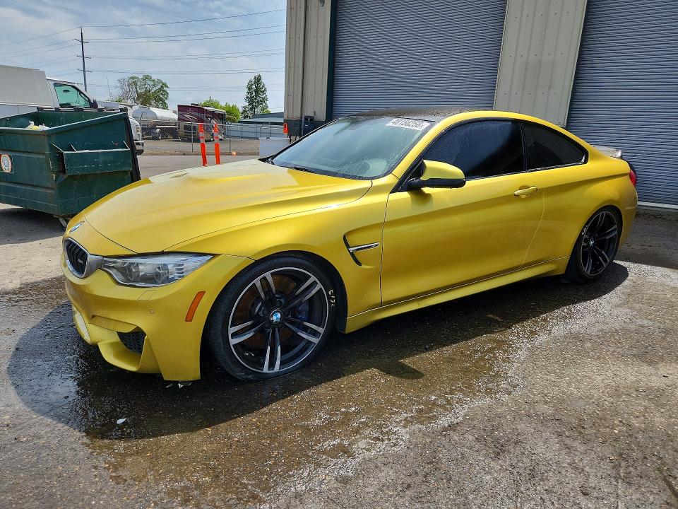 2015 BMW M4 VIN WBS3R9C59FK332085 COPART salvage auction — UNDERCARRIAGE, OR - SALVAGE TITLE CERTIFICATE, sold $13,800 on 2026-08-28 (photo 1)