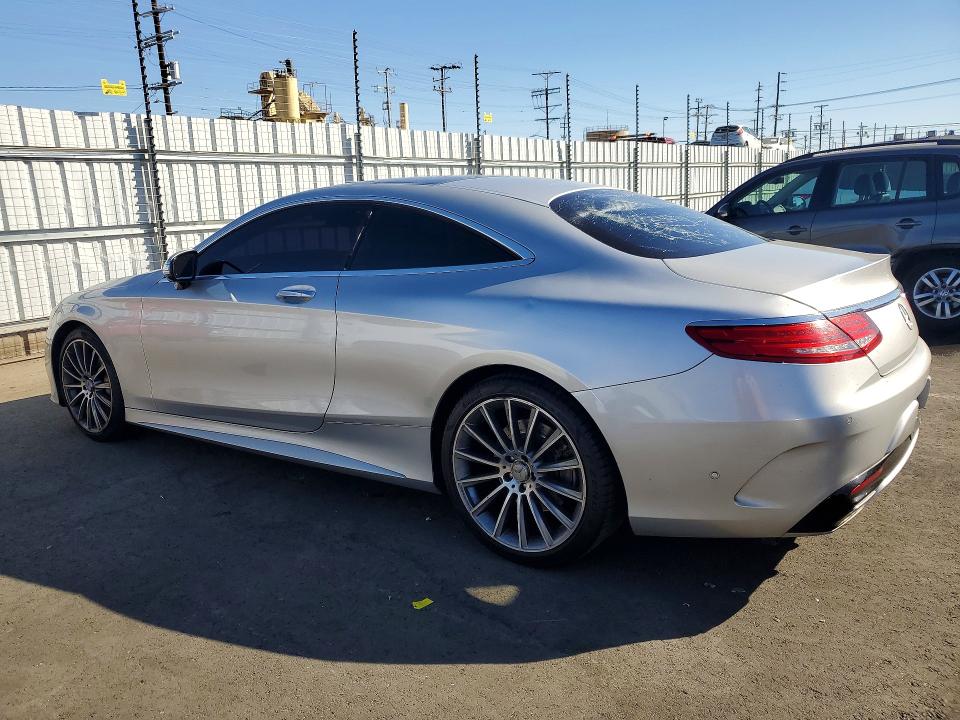 2016 Mercedes-benz S-klasse VIN WDDXJ8FBXGA014968 COPART salvage auction — REAR END, Ca - Salvage Certificate, sold $7,400 on 2026-07-27 (photo 2)