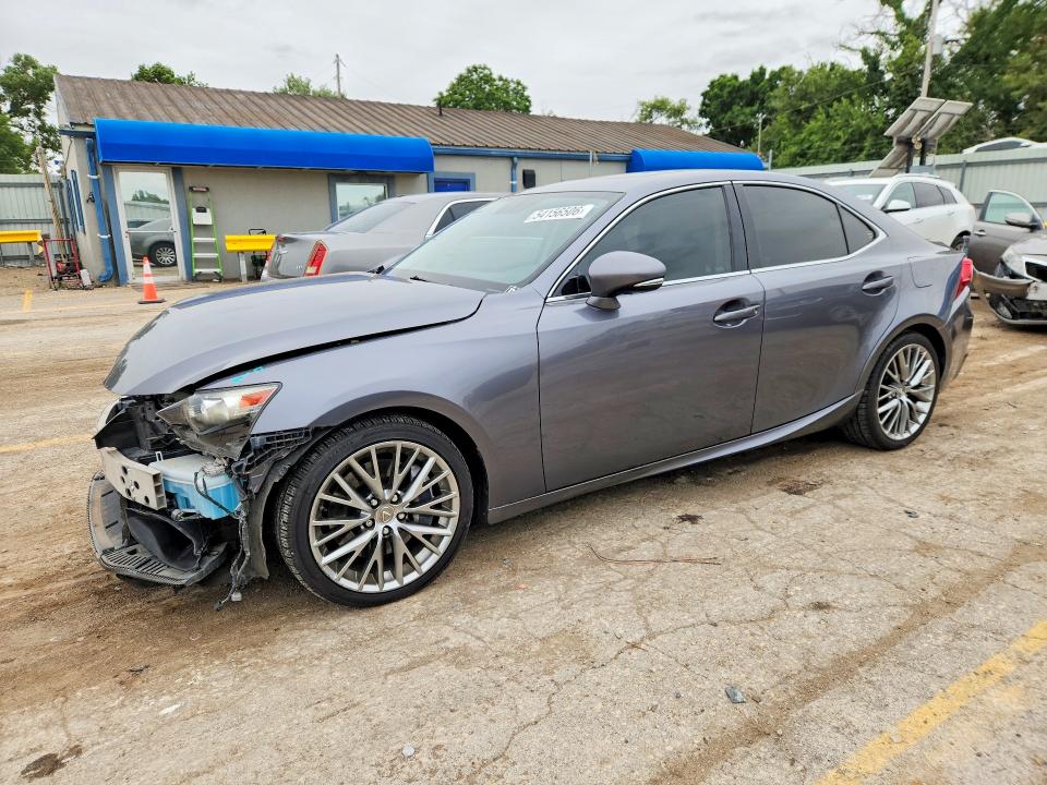 2016 Lexus Is VIN JTHBA1D29G5037373 COPART salvage auction — FRONT END, Ks - Cert Of Title-Salvage, sold $4,300 on 2026-07-22 (photo 1)