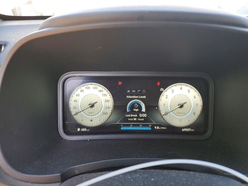 2023 Hyundai Kona VIN KM8K5CA30PU943623 COPART salvage auction — FRONT END, On - Permit Salvage, sold $1,800 on 2026-07-30 (photo 9)
