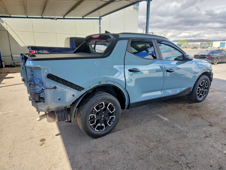 2024 Hyundai Santa cruz VIN 5NTJC4AEXRH096881 COPART salvage auction — FRONT END, Tx - Salvage Vehicle Title, sold $4,600 on 2026-07-17 (photo 3)