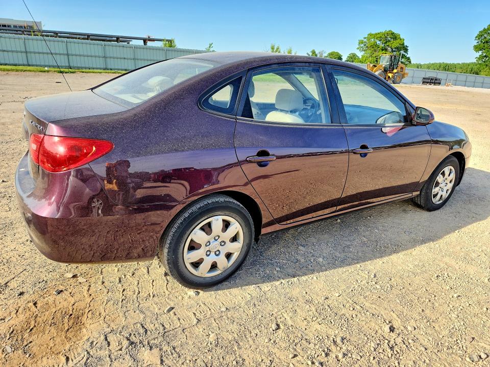 2007 Hyundai Elantra VIN KMHDU46D87U027209 COPART salvage auction — HAIL, WI - JUNKED VEHICLE BILL OF SALE, sold $450 on 2026-07-14 (photo 3)