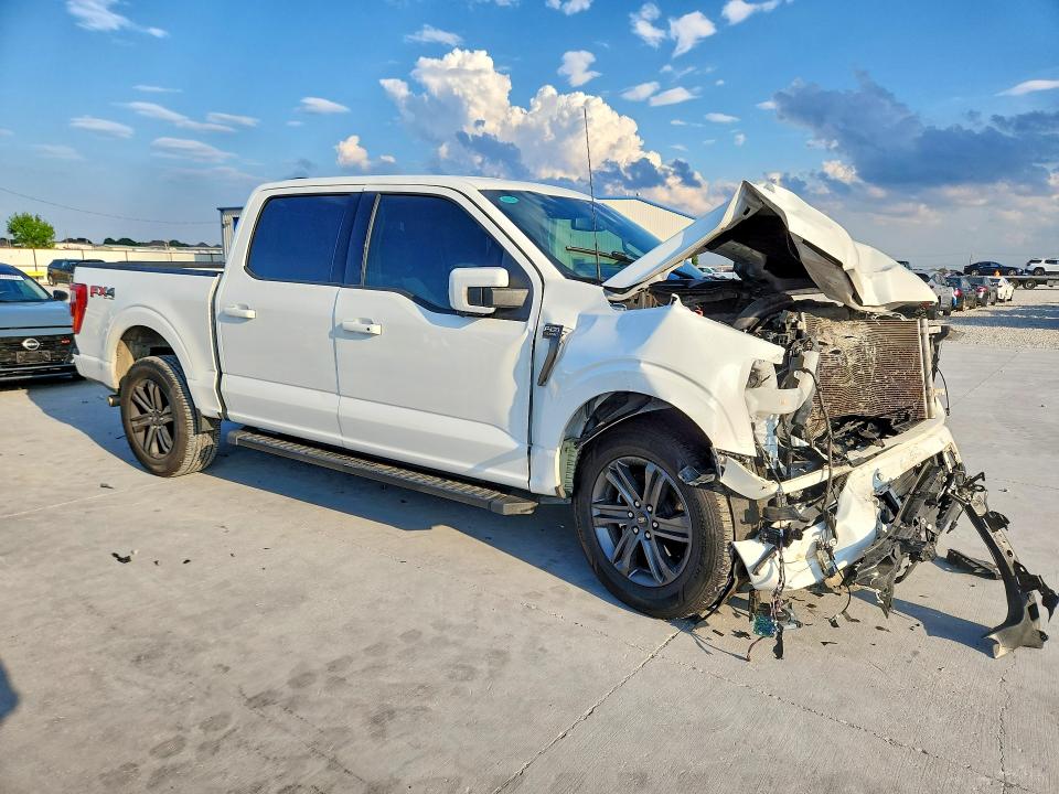 2023 Ford F-150 VIN 1FTFW1E80PFB58603 COPART salvage auction — FRONT END, Tx - Salvage Vehicle Title, sold $10,500 on 2026-07-31 (photo 4)