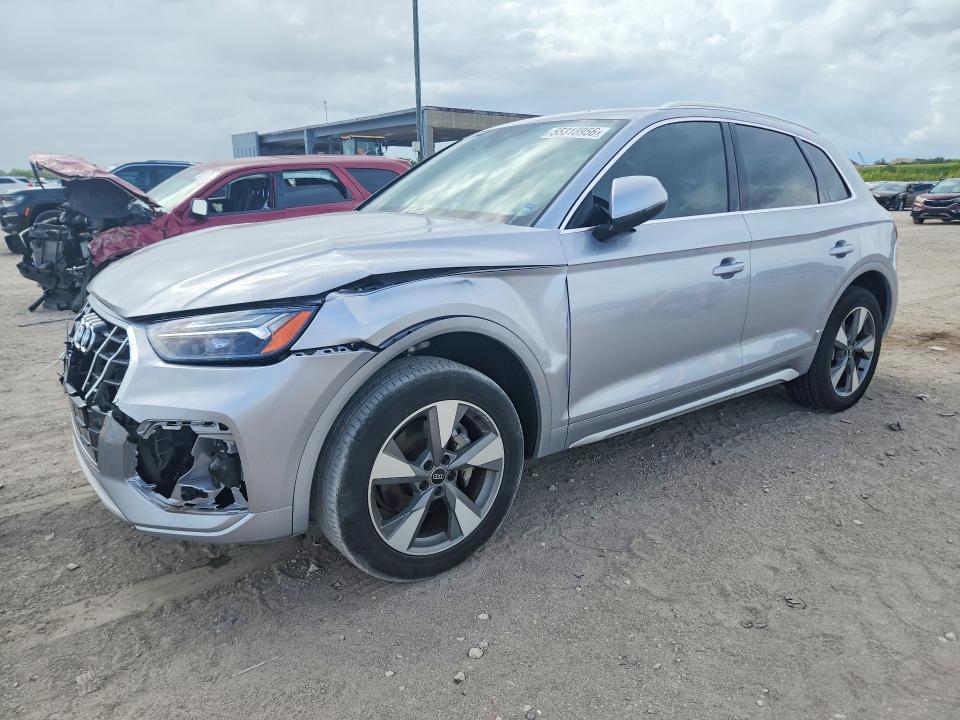 2022 Audi Q5 VIN WA1ABAFY0N2109355 — COPART salvage auction photo
