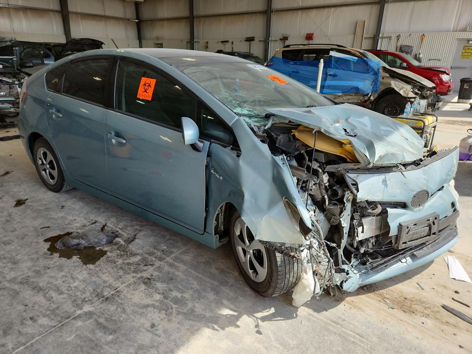 2014 Toyota Prius VIN JTDKN3DU5E1747376 COPART salvage auction — FRONT END, Ne - Cert Of Title-Salvage, sold $500 on 2026-07-14 (photo 4)