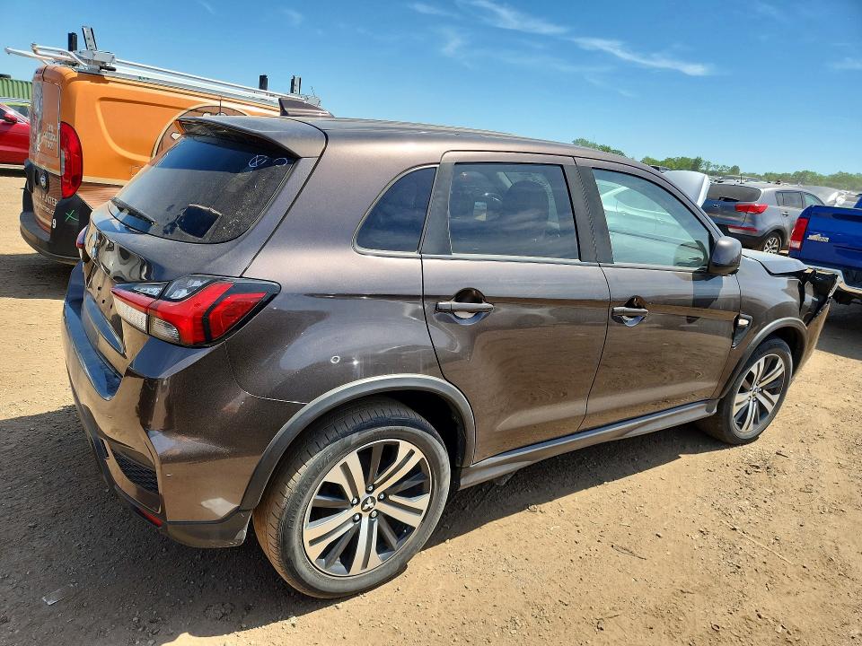 2020 Mitsubishi Outlander VIN JA4AP3AU1LU016525 COPART salvage auction — FRONT END, Il - Certificate Of Title (P), sold $4,500 on 2026-07-09 (photo 3)