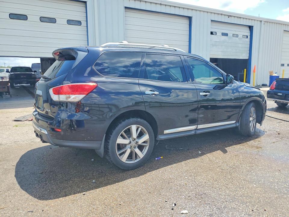 2015 Nissan Pathfinder VIN 5N1AR2MN9FC602653 COPART salvage auction — FRONT END, Al - Cert Of Title-Salvage Title, sold $775 on 2026-07-09 (photo 3)