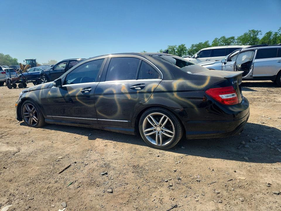 2013 Mercedes-benz VIN WDDGF4HB0DR243101 COPART salvage auction — VANDALISM, Pa - Certificate Of Salvage, sold $775 on 2026-07-09 (photo 2)