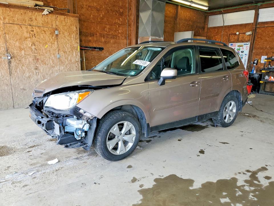2016 Subaru Forester VIN JF2SJADC4GH401421 COPART salvage auction — FRONT END, Pa - Certificate Of Salvage, sold $300 on 2026-07-23 (photo 1)