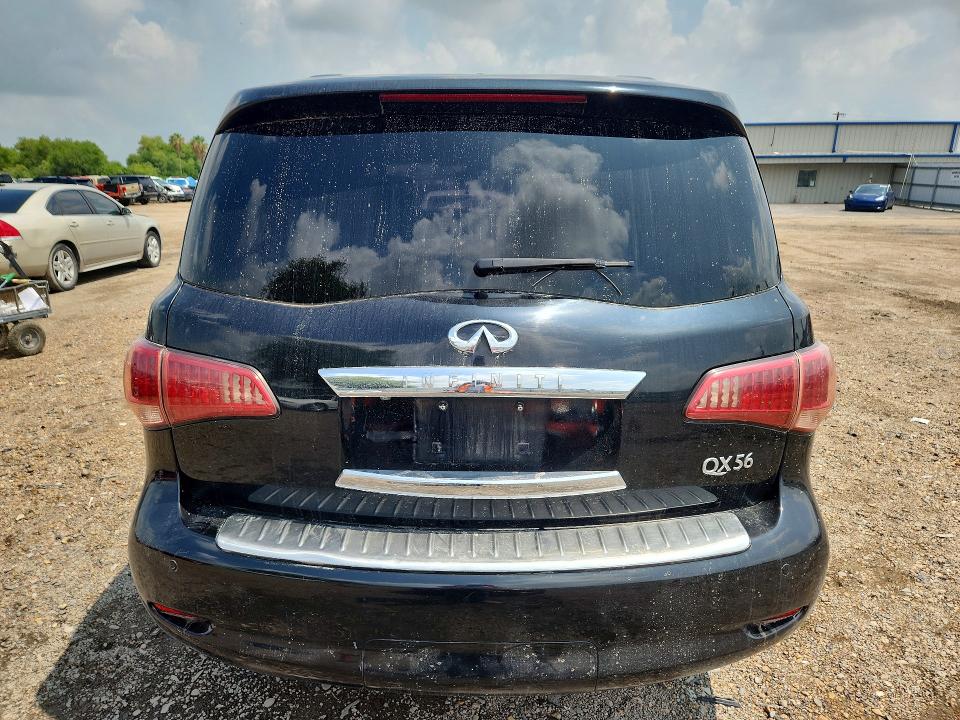 2012 Infiniti Qx56 VIN JN8AZ2NF6C9515673 COPART salvage auction — FRONT END, Tx - Salvage Vehicle Title, sold $1,350 on 2026-07-15 (photo 6)