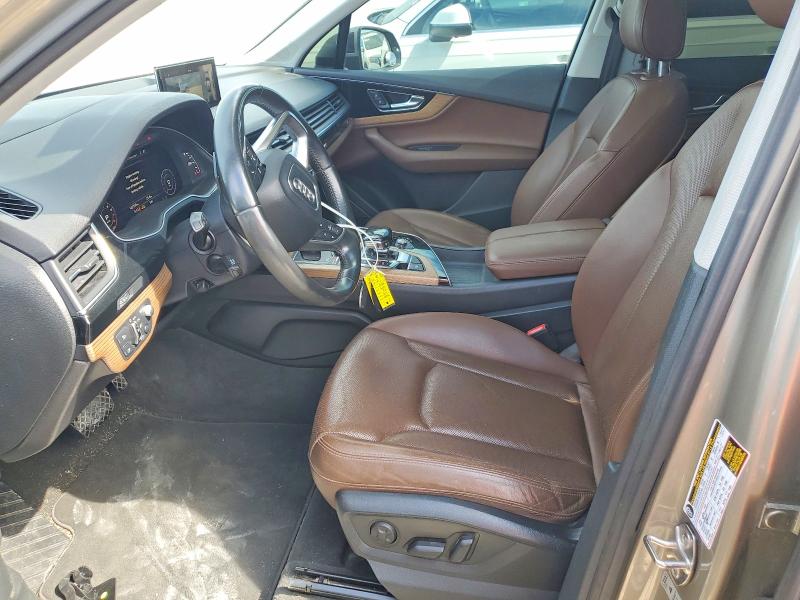 2017 Audi Q7 VIN WA1VAAF77HD023125 COPART salvage auction — MECHANICAL, Tx - Certificate Of Title, sold $4,300 on 2026-07-02 (photo 7)