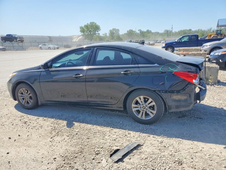 2013 Hyundai Sonata VIN 5NPEB4AC5DH790145 COPART salvage auction — REAR END, Ks - Cert Of Title-Salvage, sold $500 on 2026-07-23 (photo 2)