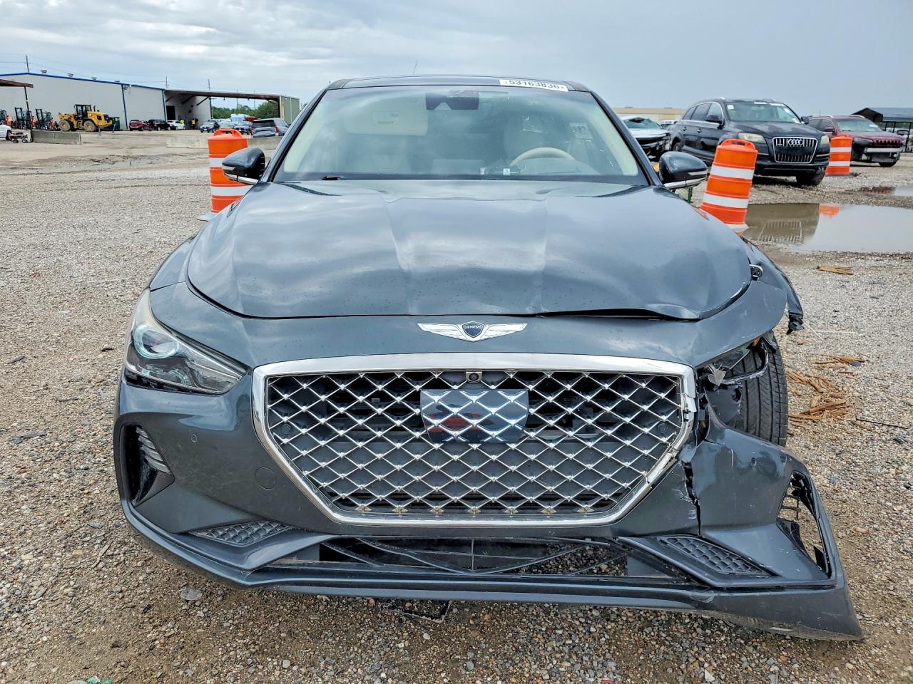 2019 Genesis G70 VIN KMTG34LE2KU014855 COPART salvage auction — Side, TX - CERTIFICATE OF TITLE, sold $4,800 on 2026-07-09 (photo 5)