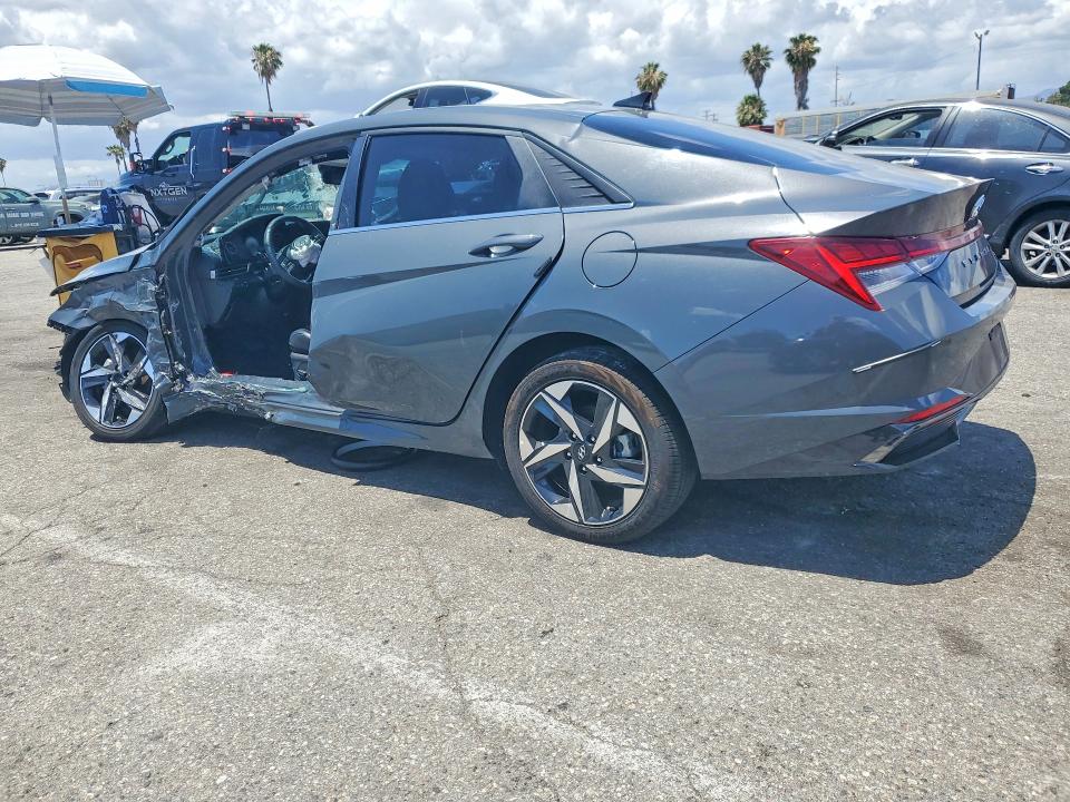 2023 Hyundai Elantra VIN KMHLN4AJ5PU091844 COPART salvage auction — FRONT END, Ca - Salvage Certificate, sold $2,950 on 2026-07-14 (photo 2)