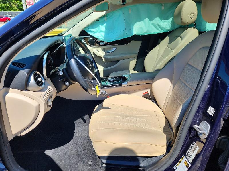 2017 Mercedes-benz C-klasse VIN WDDWF4KB5HR291431 COPART salvage auction — SIDE, Salvage Title, sold $2,000 on 2026-08-07 (photo 7)