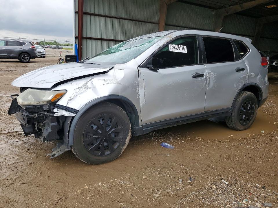 2016 Nissan Rogue VIN KNMAT2MV5GP688253 COPART salvage auction — ROLLOVER, Tx - Salvage Vehicle Title, sold $650 on 2026-07-27 (photo 1)