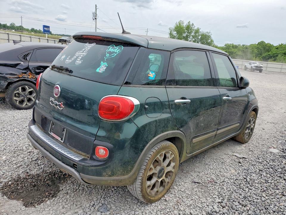 2014 Fiat 500 VIN ZFBCFADH1EZ022192 COPART salvage auction — NORMAL WEAR, Mt - Certificate Of Title, sold $400 on 2026-07-07 (photo 3)